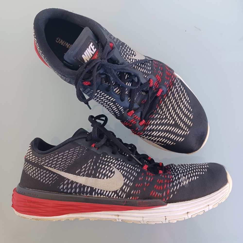 Nike Lunar Caldra Mens Training Shoes Black Red White 803879-010 Size 10